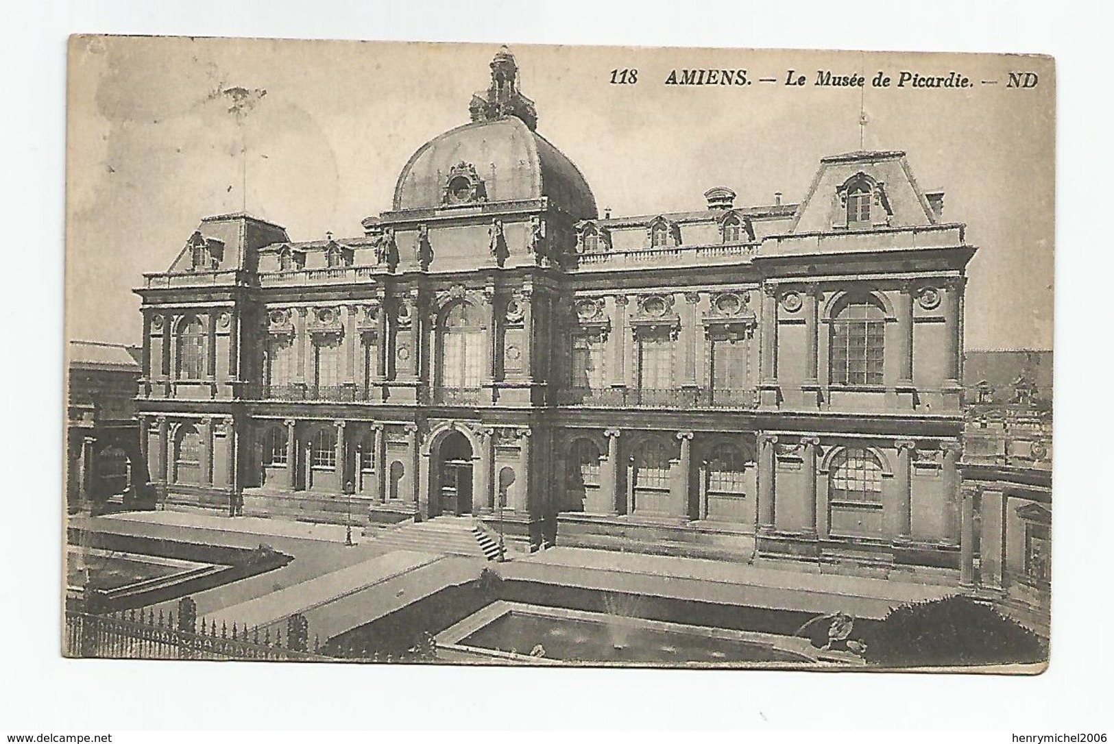 80 Somme - Amiens Cachet Librairie Poiré Choquet 8 Rue De La République 1933 - Amiens