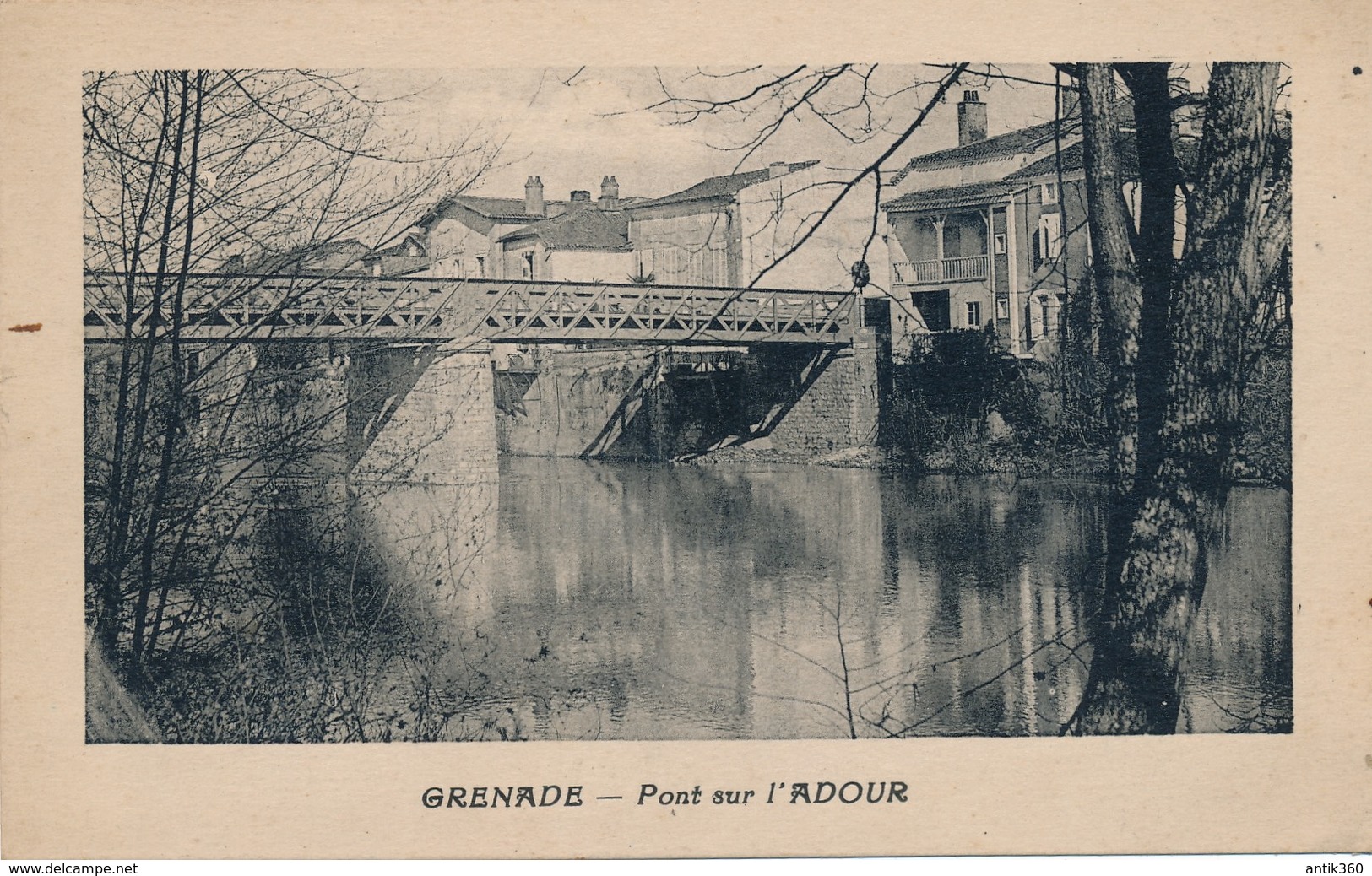 CPA 40 GRENADE SUR ADOUR Pont Sur L'Adour - Altri & Non Classificati