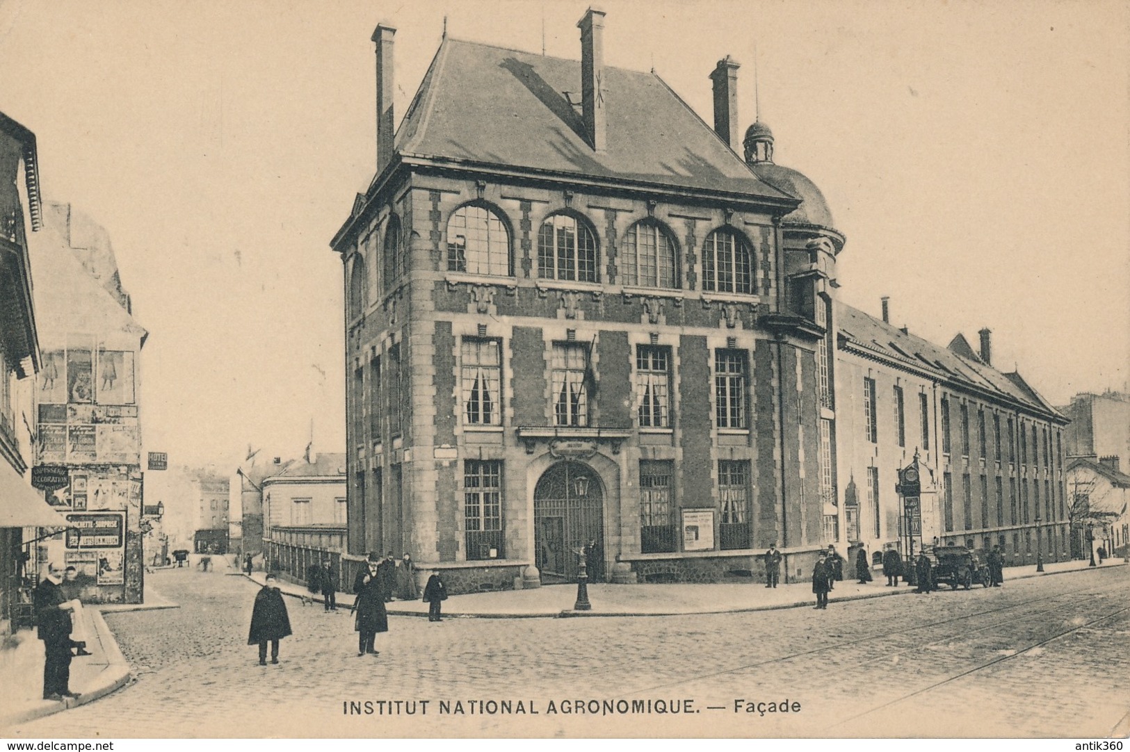 CPA 75 Ecole Nationale Agronomique Façade - Enseignement, Ecoles Et Universités