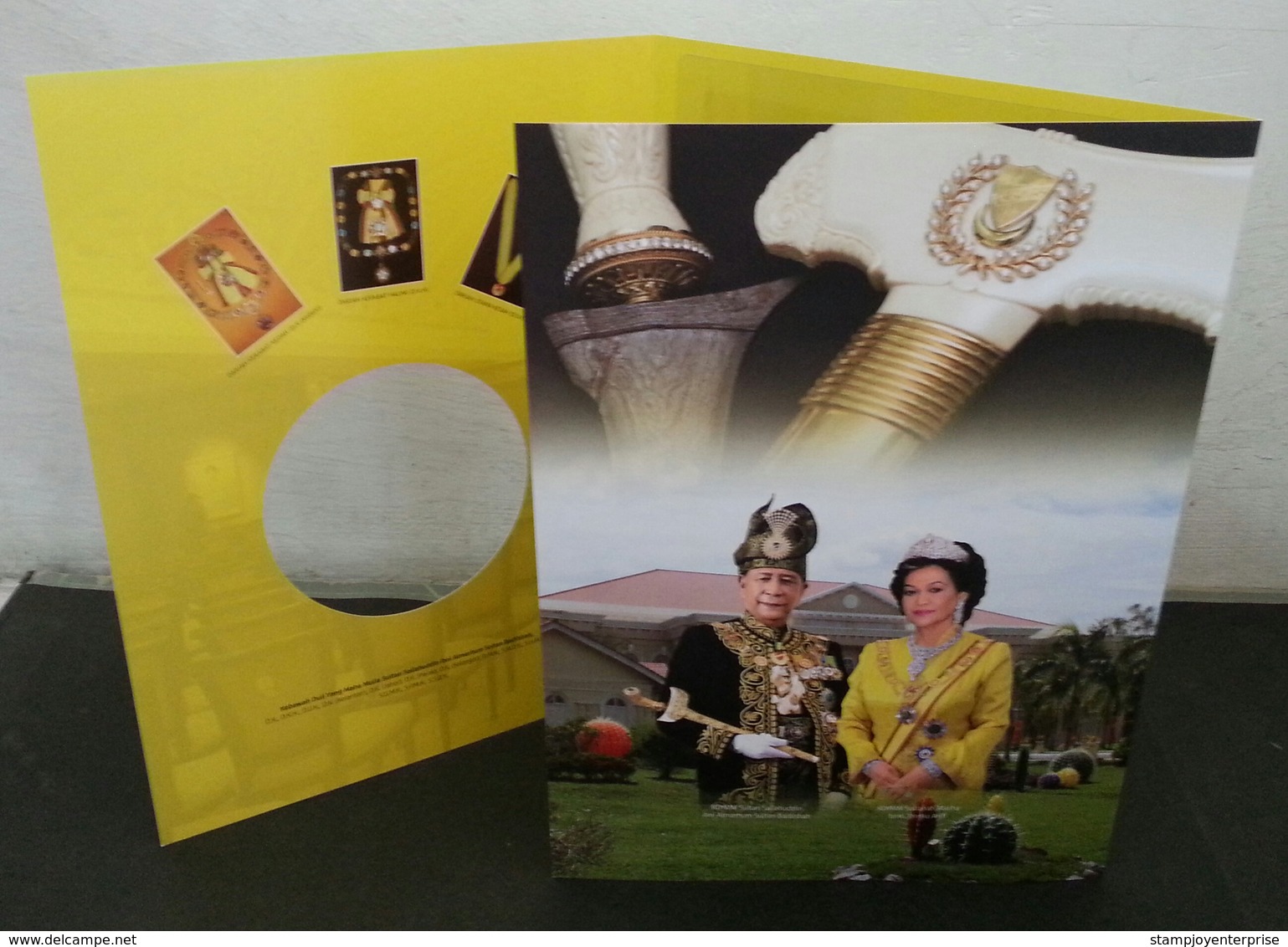 Malaysia Installation Of KDYMM Sultan Sallehuddin Kedah 2018 Royal King (folder) *limited - Malaysia (1964-...)