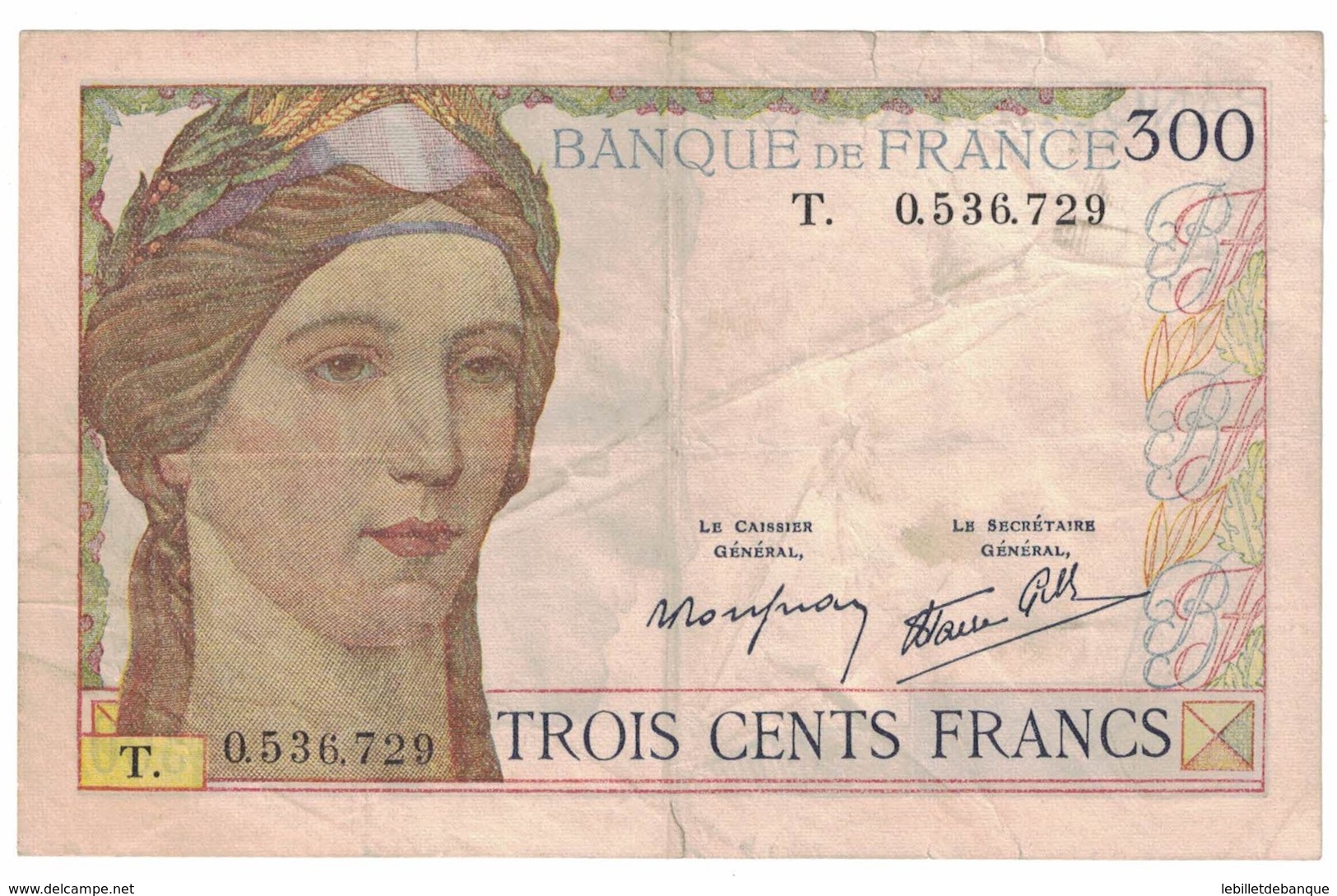 300 Francs 1939 TB - 300 F 1938-1939