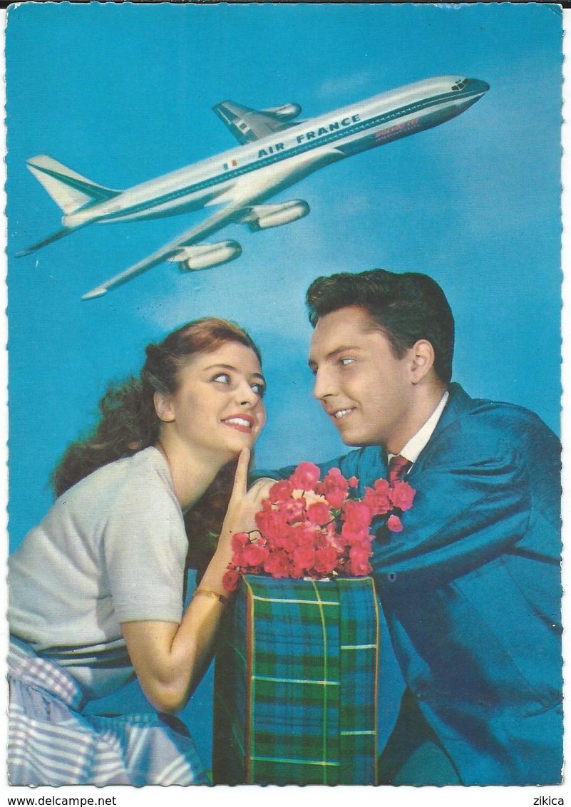 Couples And Air France - Printed In Yugoslavia - 1946-....: Ere Moderne