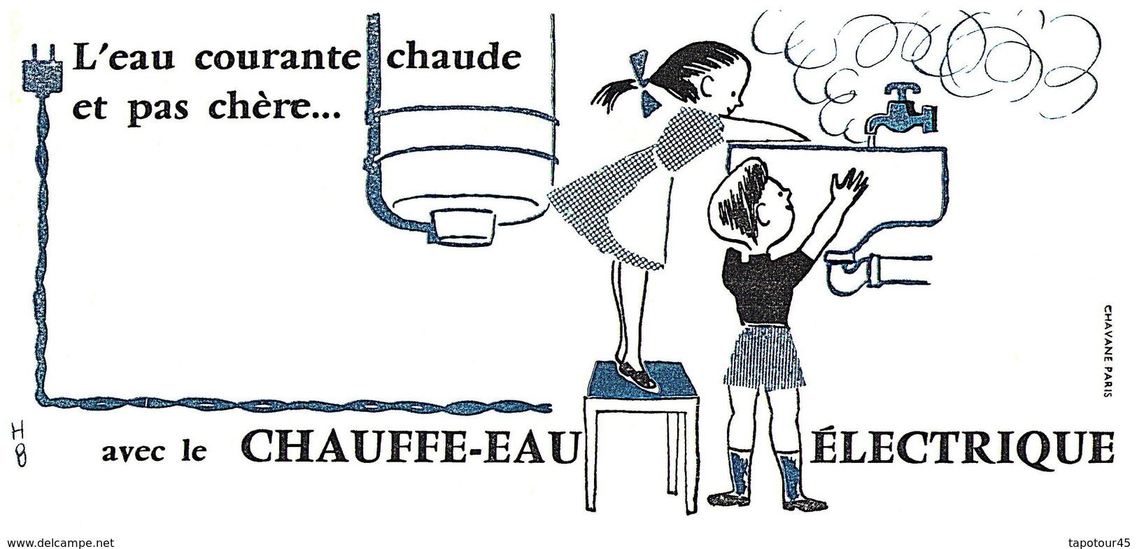 E E/Buvard  Chauffe Eau (Format 11  X 22) (N= 3) - Electricité & Gaz