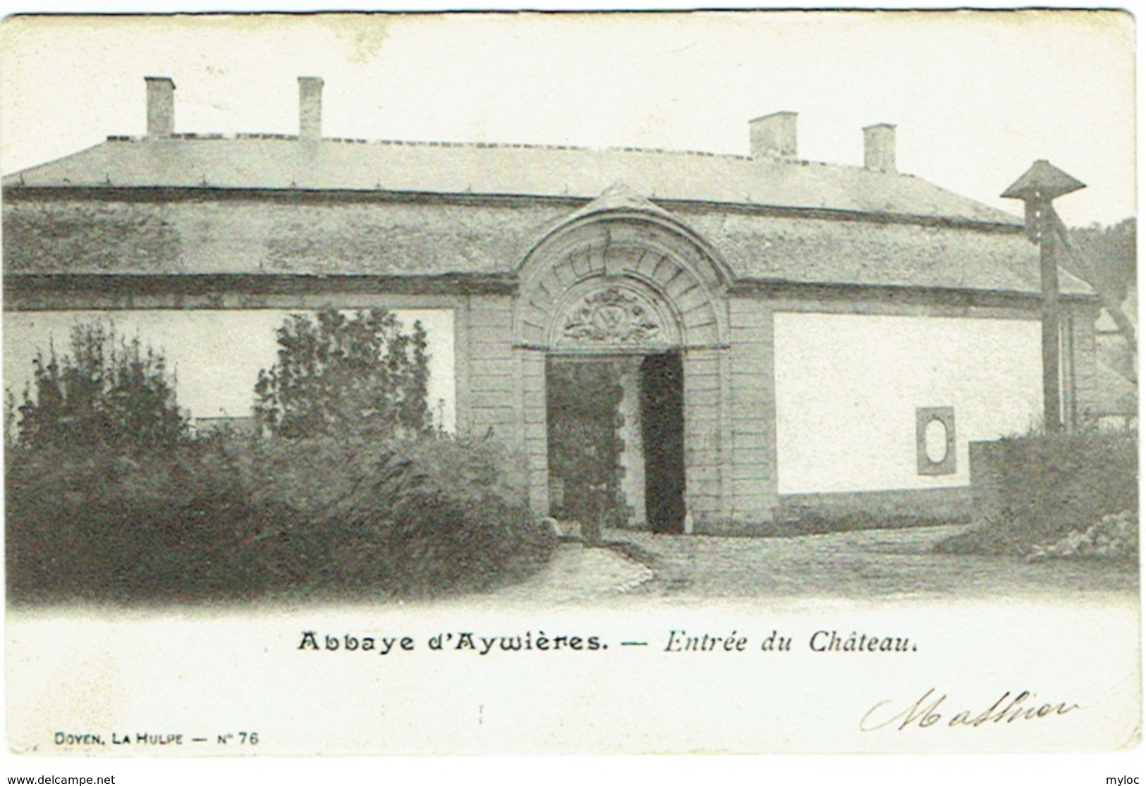 Abbaye D'Aywières. Entrée Du Château. - Lasne