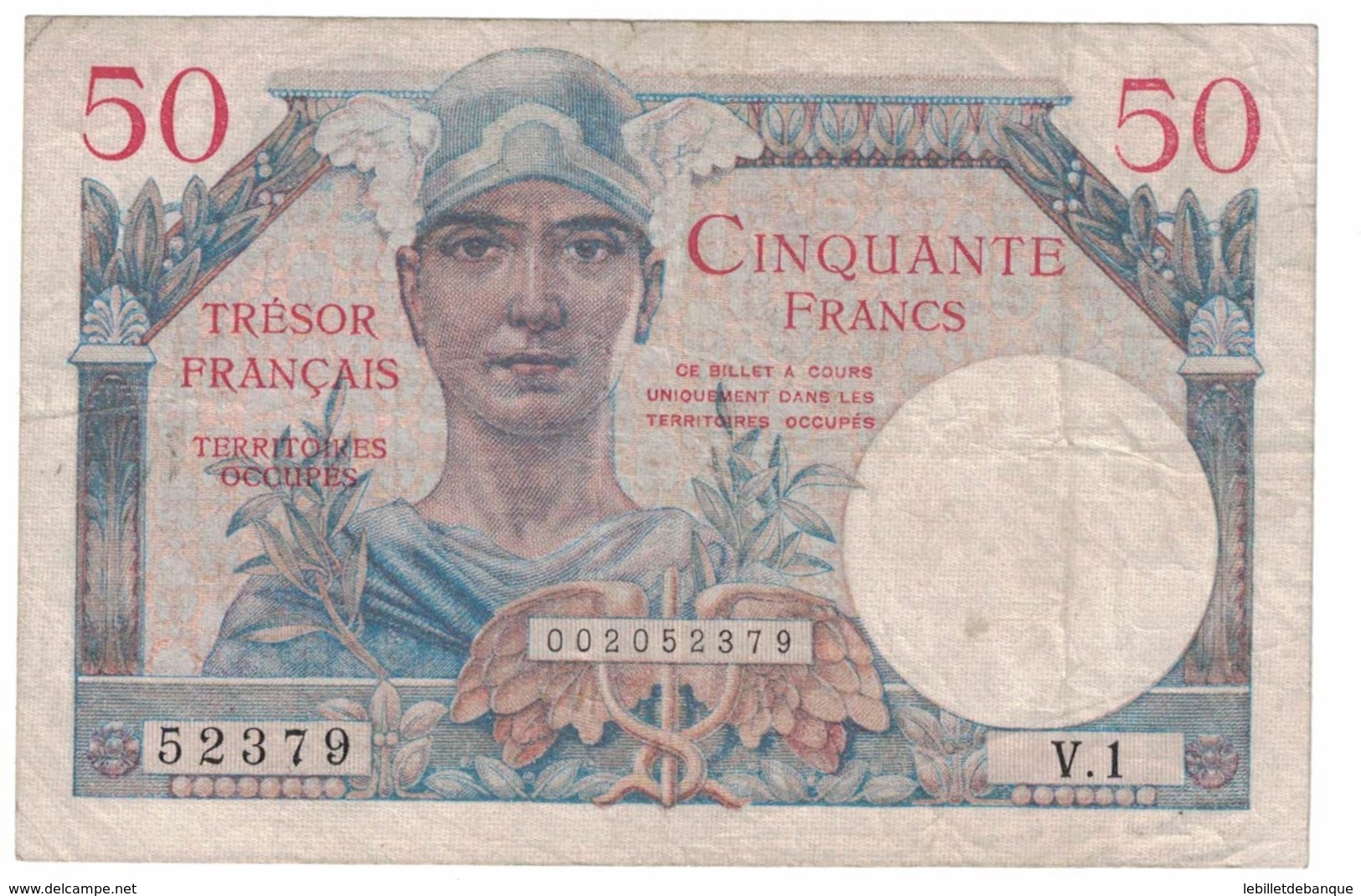 50 Francs Trésor Français TTB - 1947 Trésor Français