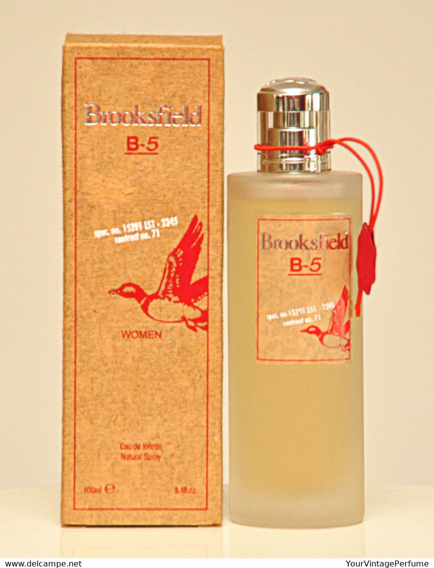 Brooksfield B5 For Woman​​ Eau De Toilette Edt 100ml 3.4 Fl. Oz. Spray Perfume Women Rare Vintage 2003 New - Women