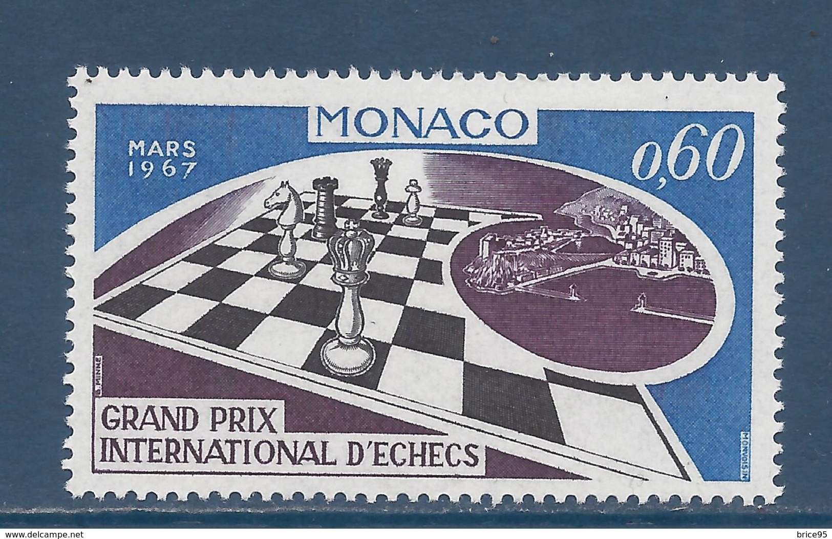 Monaco - YT N° 724 - Neuf Sans Charnière - 1967 - Neufs