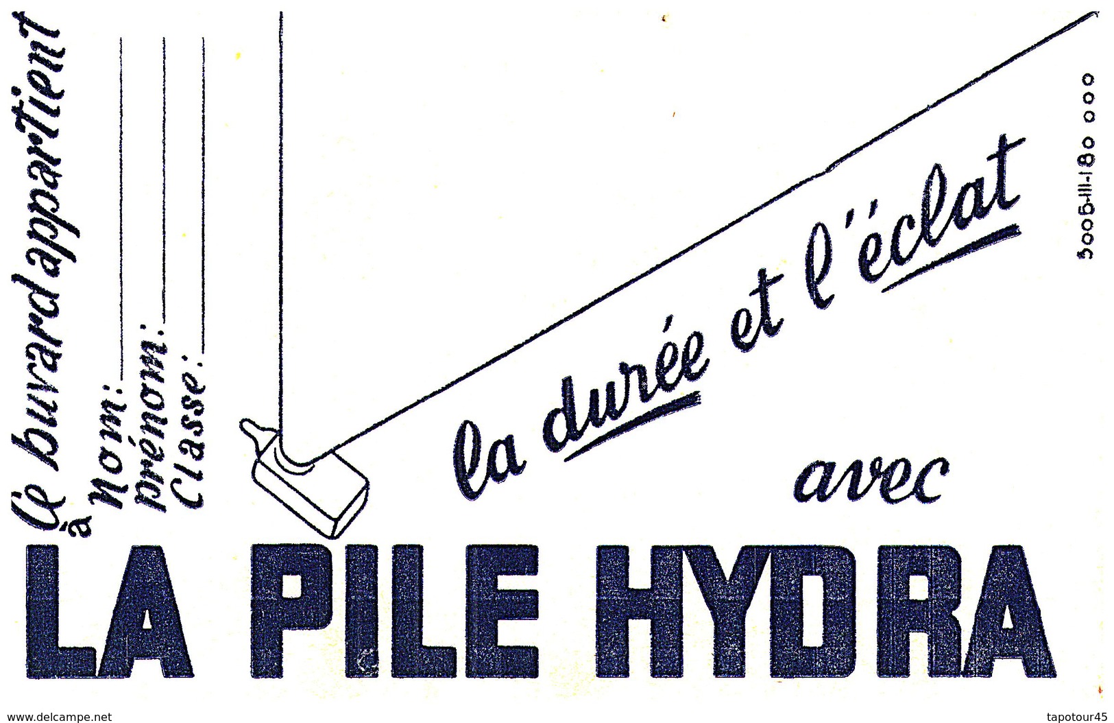 Pi H/ Buvard Pile Hydra   (N= 3) - Batterie