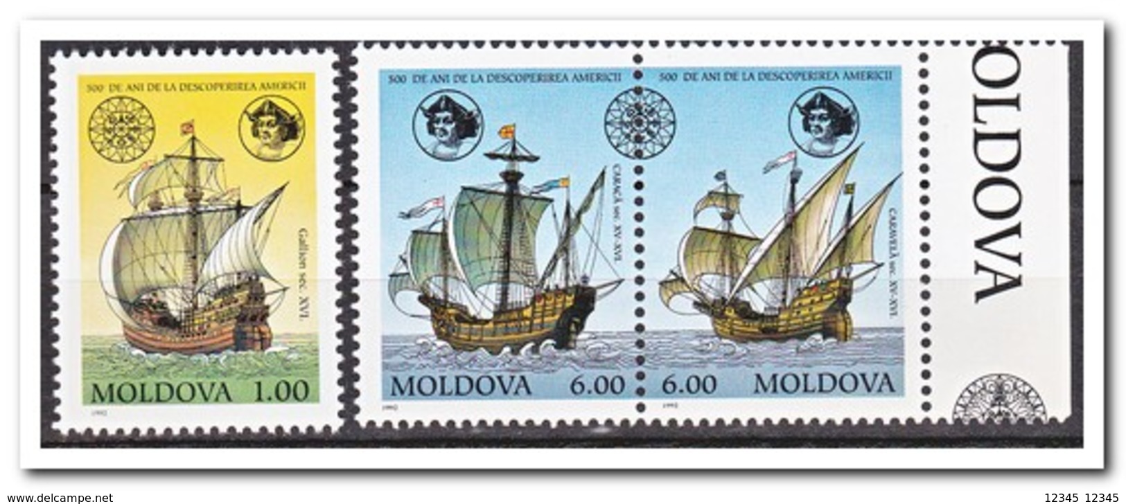 Moldavië 1992, Postfris MNH, 500th Anniversary Of The Discovery Of America - Moldavië