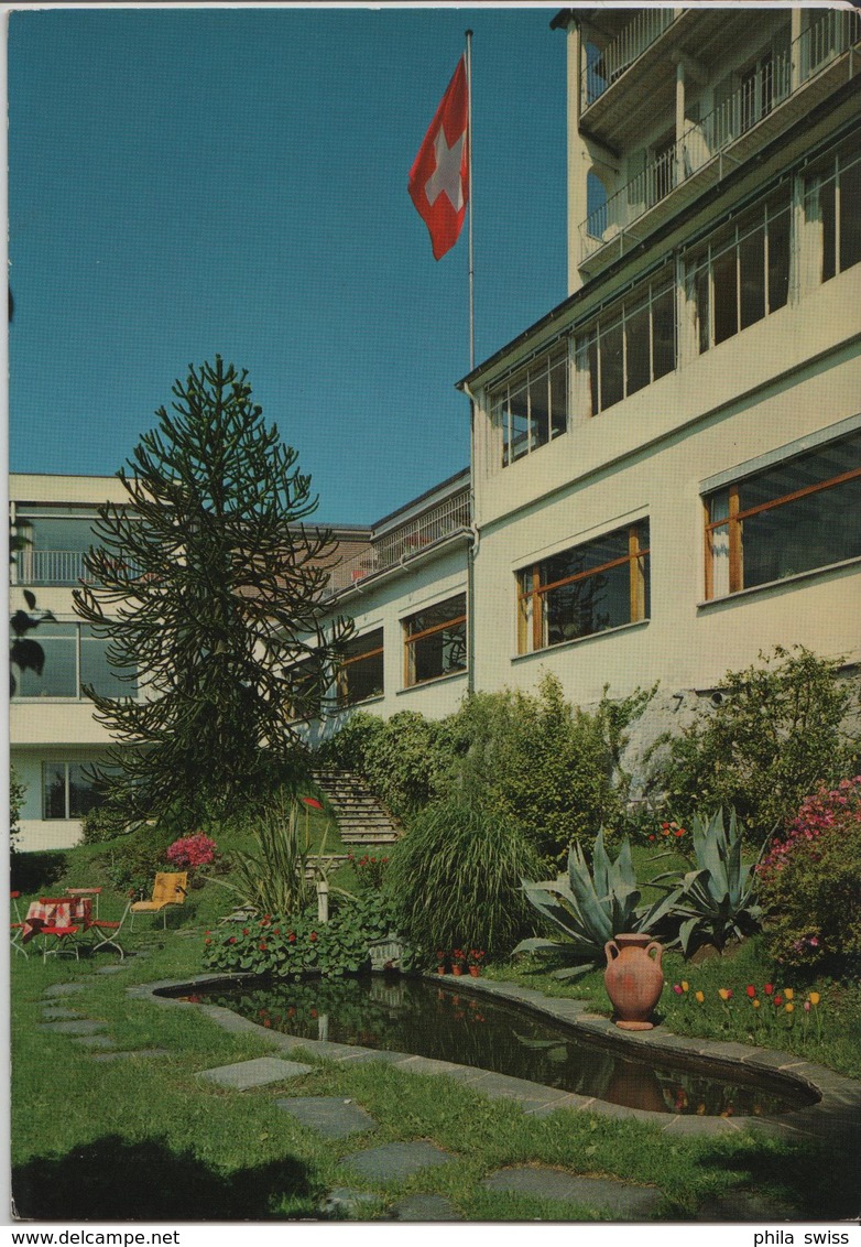 Gartenaufnahme Hotel Orselina - Orselia-Locarno Fam. Amstutz - Photo: E. Zimi - Orselina