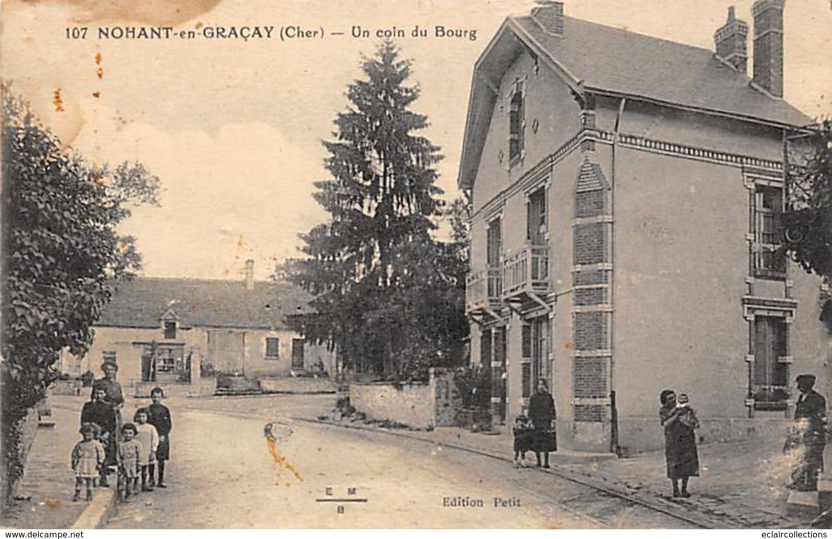 Nohant En Graçay      18        Un Coin Du Bourg      ( Voir Scan) - Autres & Non Classés