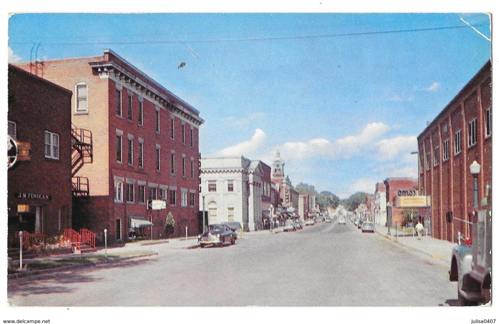 MERRILL (Etats Unis) Main Street Looking East - Other & Unclassified