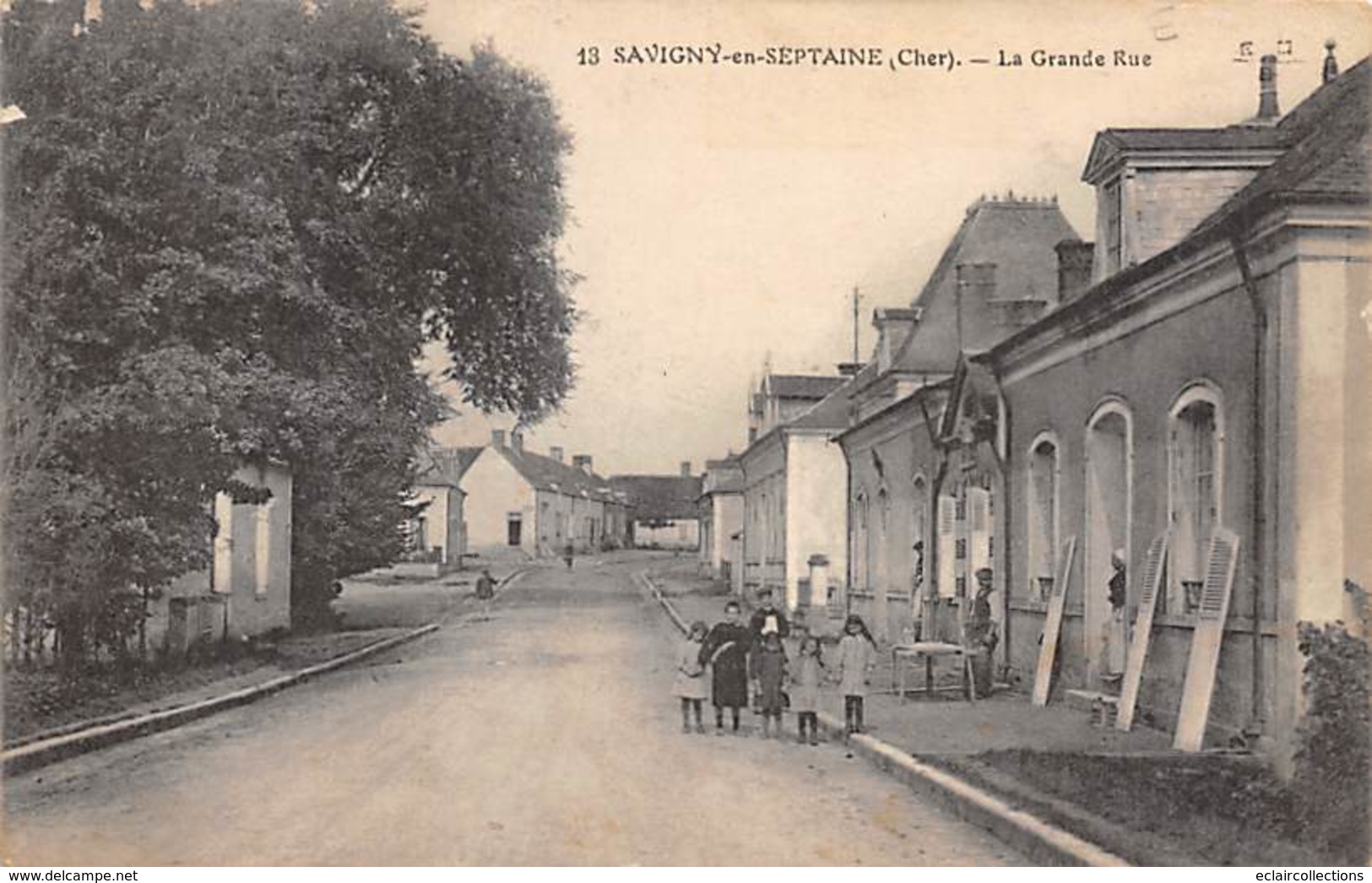 Savigny En Septaine     18      La Grande Rue      ( Voir Scan) - Otros & Sin Clasificación
