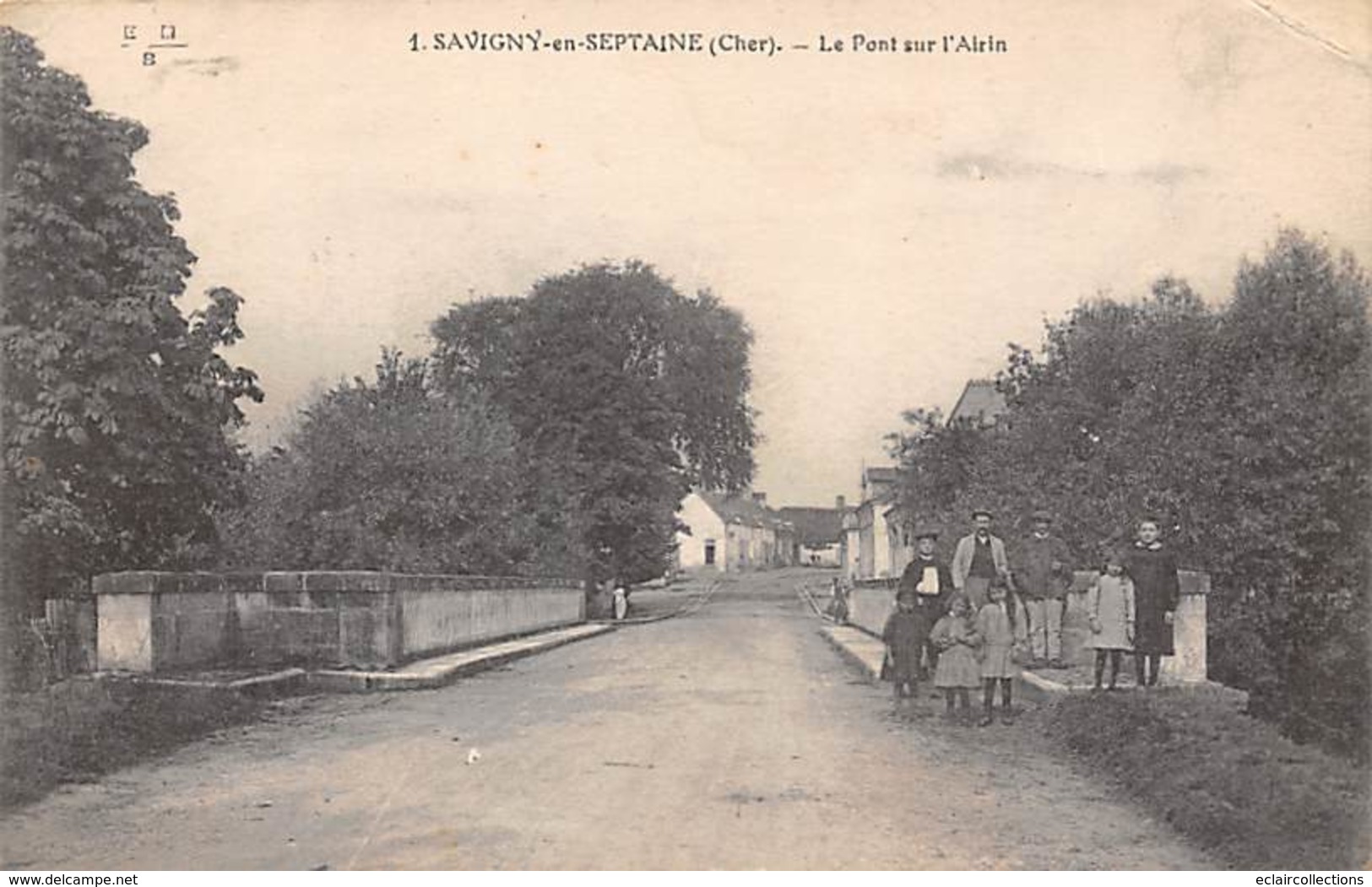 Savigny En Septaine       18        Le Pont Sur L'Airin     ( Voir Scan) - Autres & Non Classés