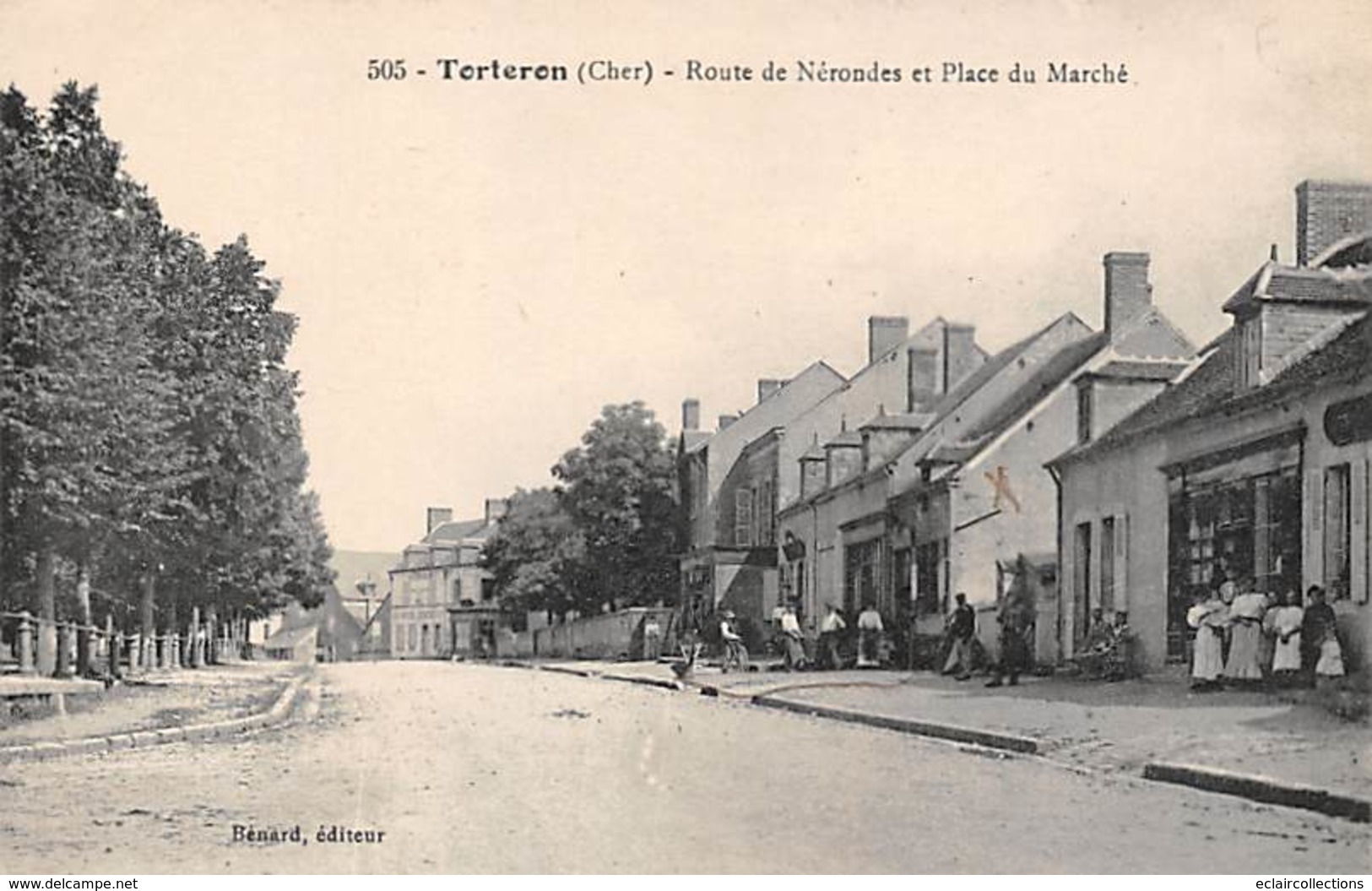 Torteron       18        Route De Nérondes Et Place Du Marché     (voir Scan) - Otros & Sin Clasificación