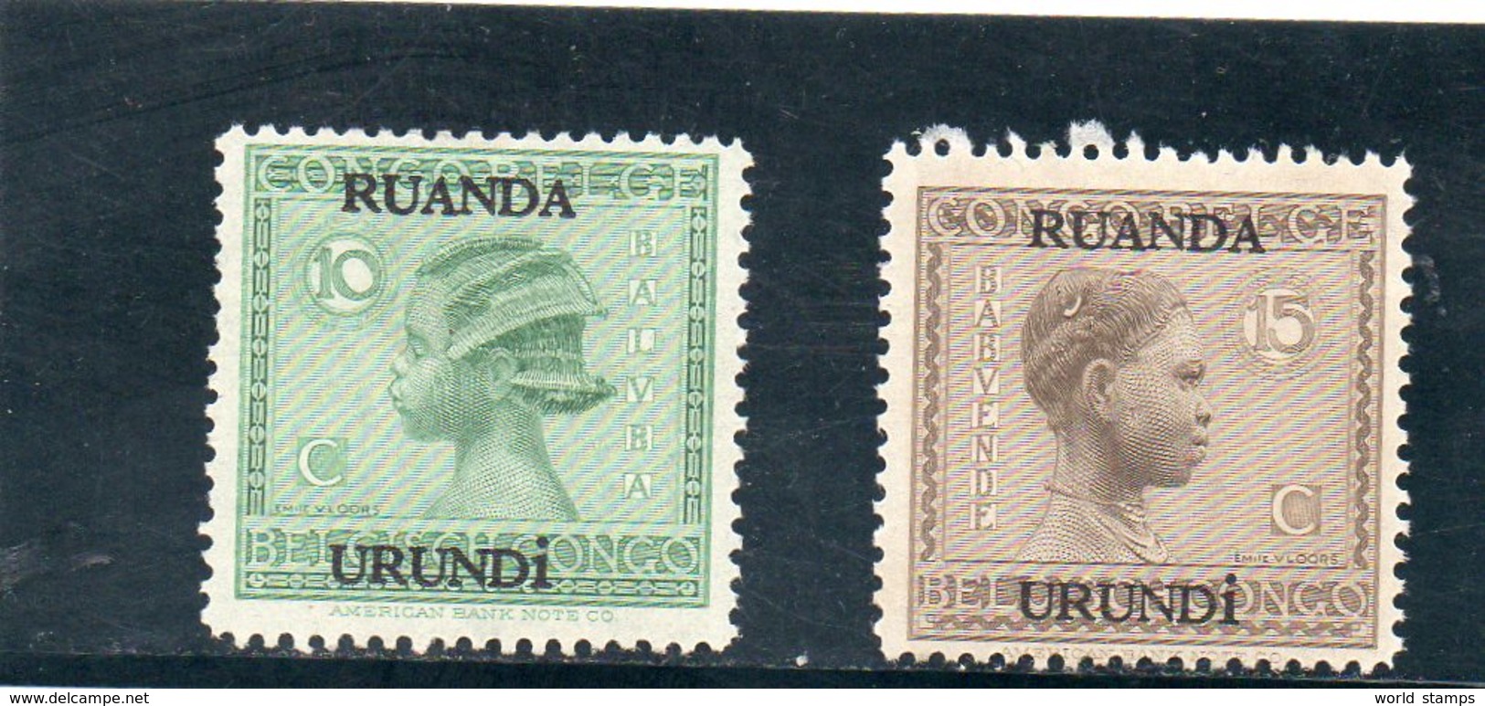 RUANDA-URUNDI 1929 * - Neufs