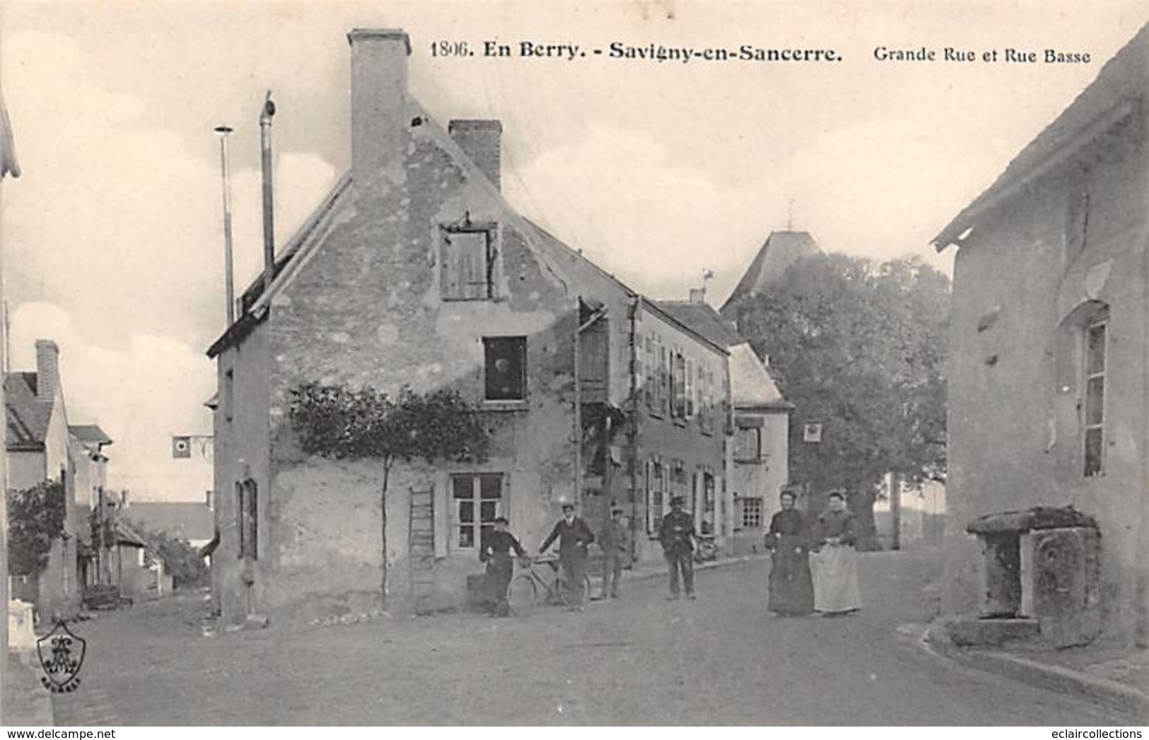 Savigny En Sancerre       18      La Grande Rue Et Rue Basse       (voir Scan) - Autres & Non Classés