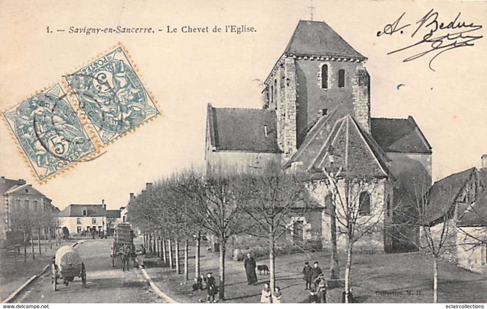 Savigny En Sancerre       18      Le Chevet De L'Eglise      (voir Scan) - Autres & Non Classés