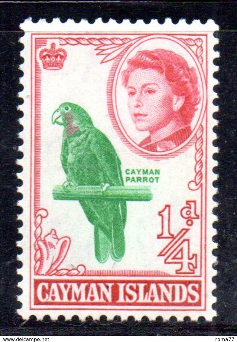 T1052 - CAYMAN , Un Valore Integro ***  Pappagallo - Cayman (Isole)