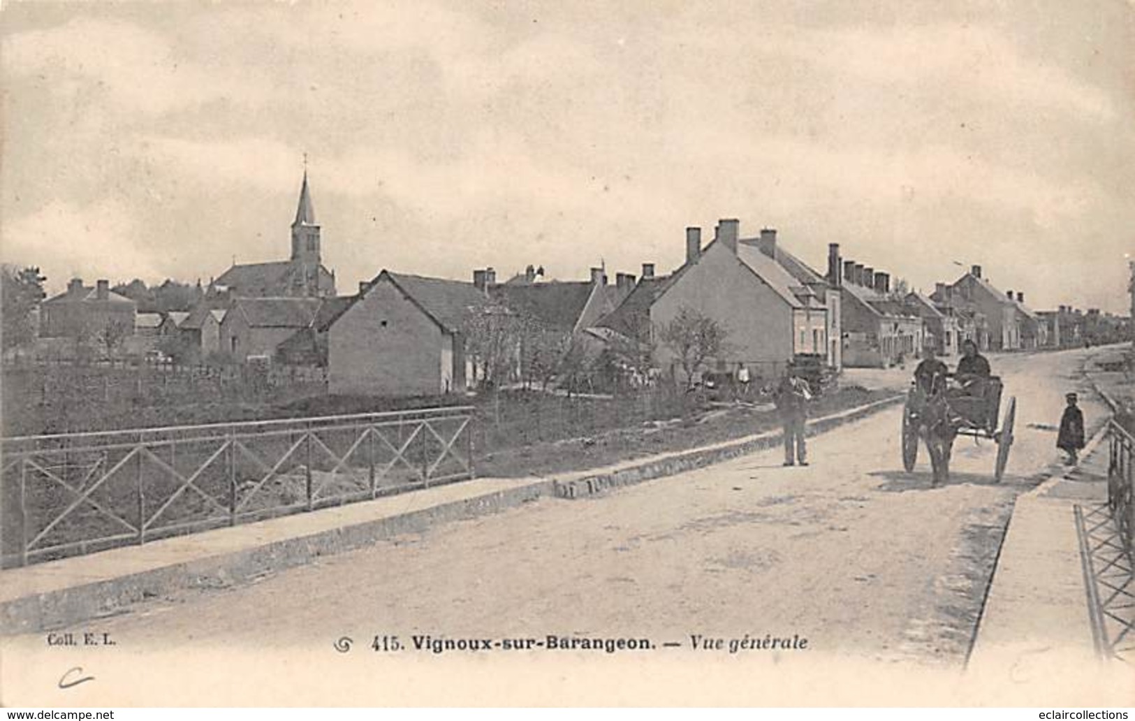 Vignoux Sur Barangeon       18     Vue Générale      (voir Scan) - Autres & Non Classés