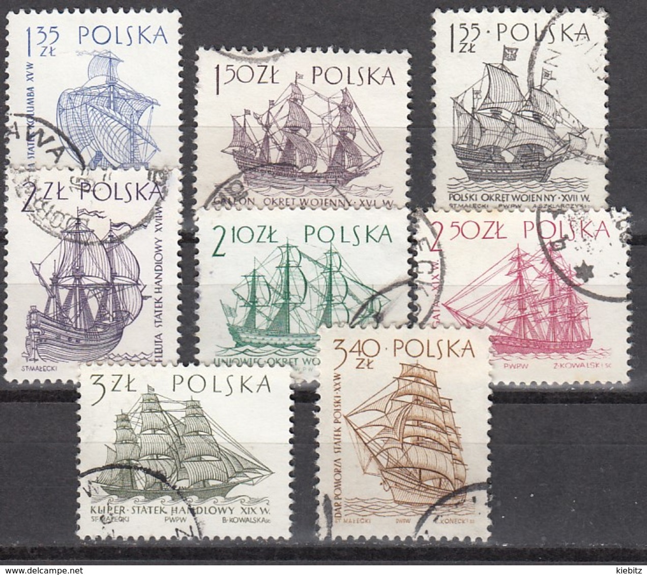 POLEN  1964 - MiNr: 1465-1472  Komplett  Used - Gebraucht