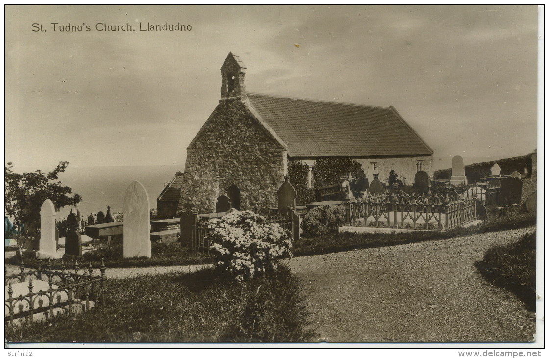 CAERNARFONSHIRE - LLANDUDNO - ST TUDNO'S CHURCH RP Gwy90 - Caernarvonshire