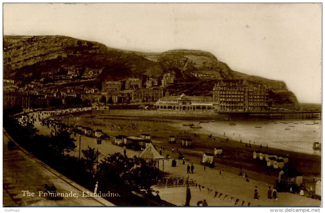 CAERNARFONSHIRE - LLANDUDNO - THE PROMENADE RP Gwy344 - Caernarvonshire