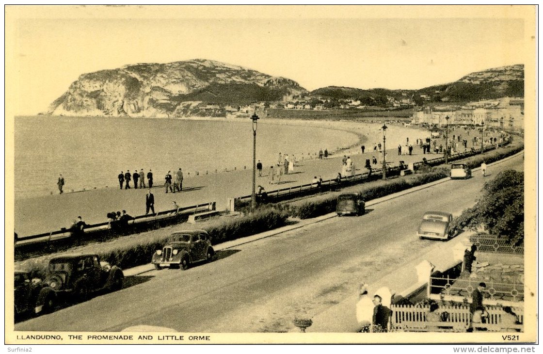 CAERNARFONSHIRE - LLANDUDNO - THE PROMENADE AND LITTLE ORME Gwy352 - Caernarvonshire