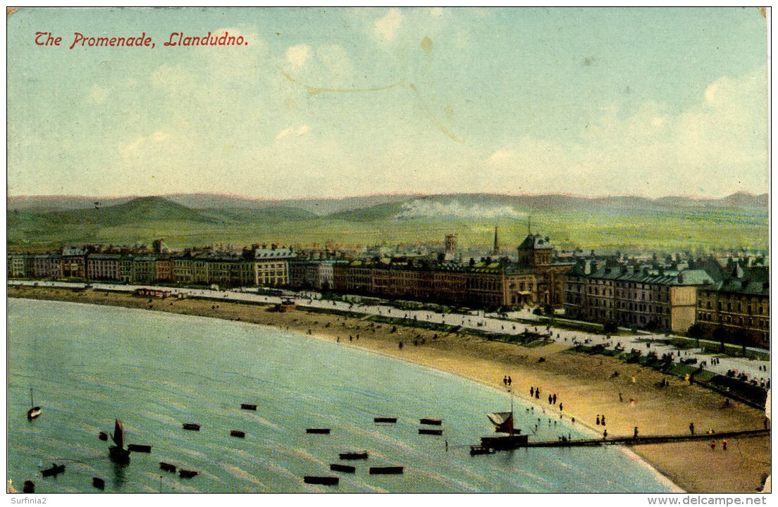 CAERNARFONSHIRE - LLANDUDNO - THE PROMENADE Gwy363 - Caernarvonshire