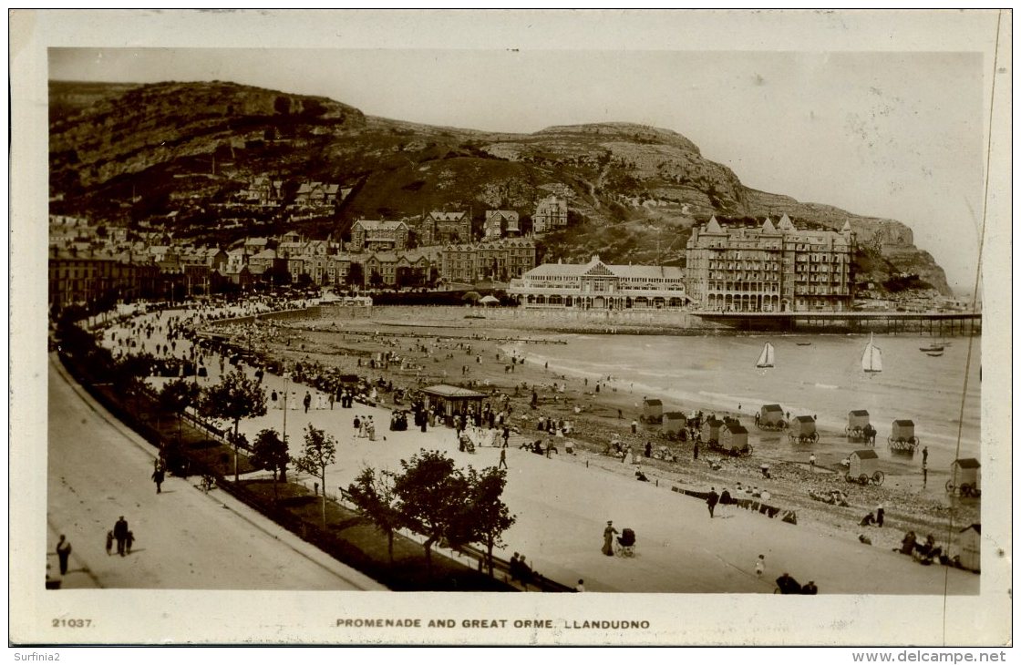 CAERNARFONSHIRE - LLANDUDNO - PROMENADE AND GREAT ORME RP Gwy364 - Caernarvonshire