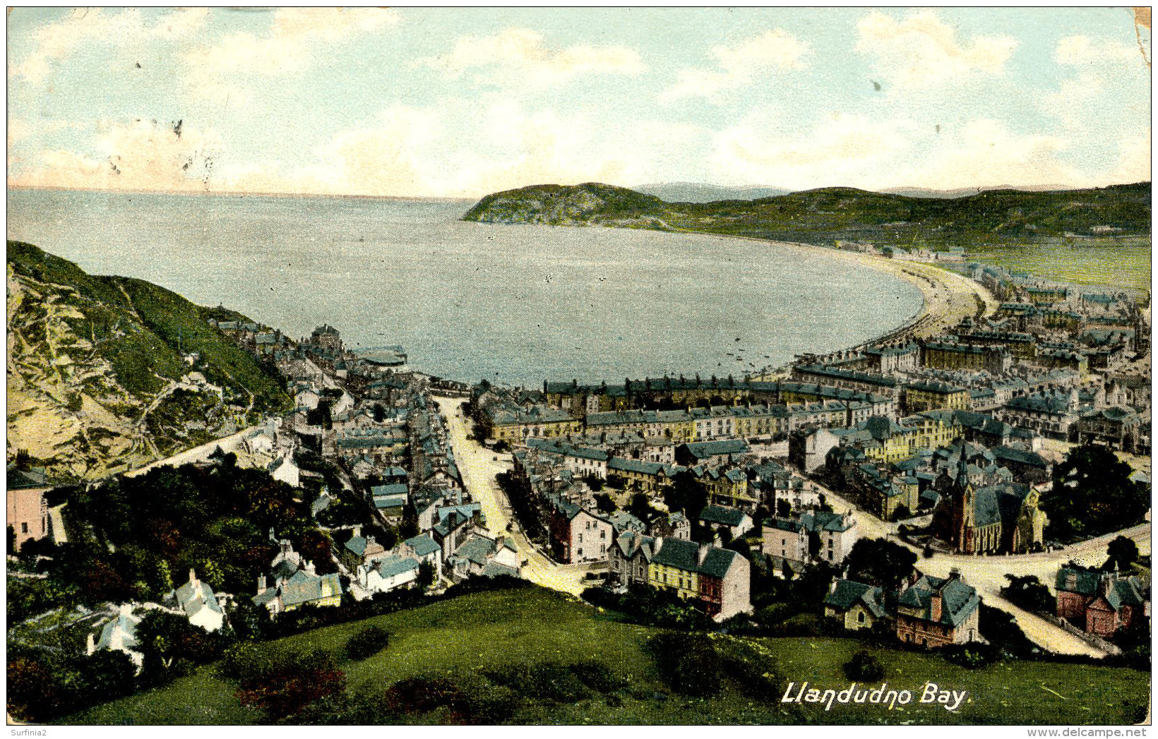 CAERNARFONSHIRE - LLANDUDNO - BAY 1908 Gwy504 - Caernarvonshire