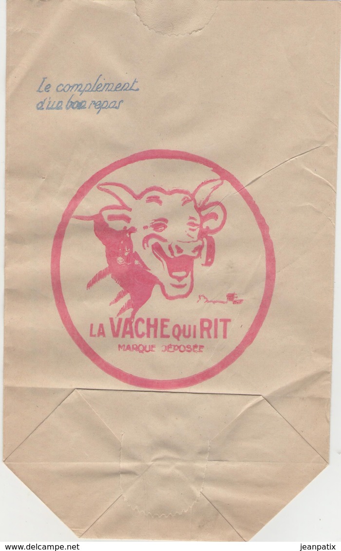 Sachet Publicité - Fromage La VACHE QUI RIT - Illustration Benjamin Rabier - Publicités