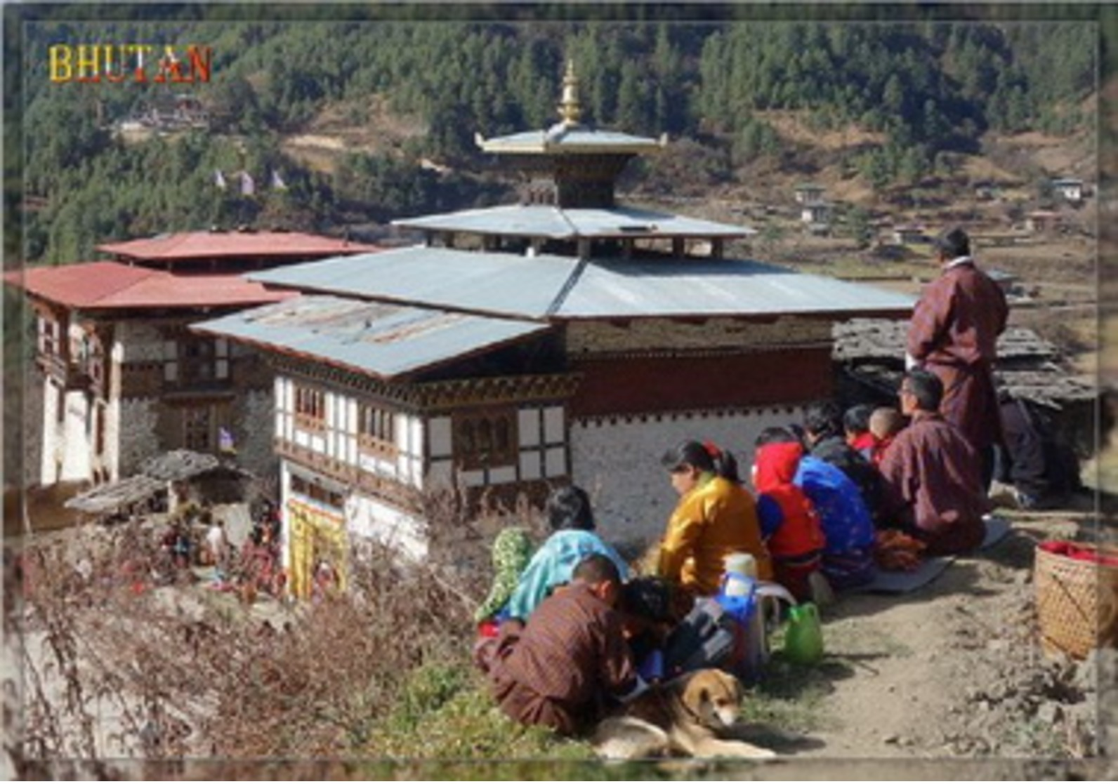 Kingdom of Bhutan - Thimphu - Himalayas - lot 26 postcards