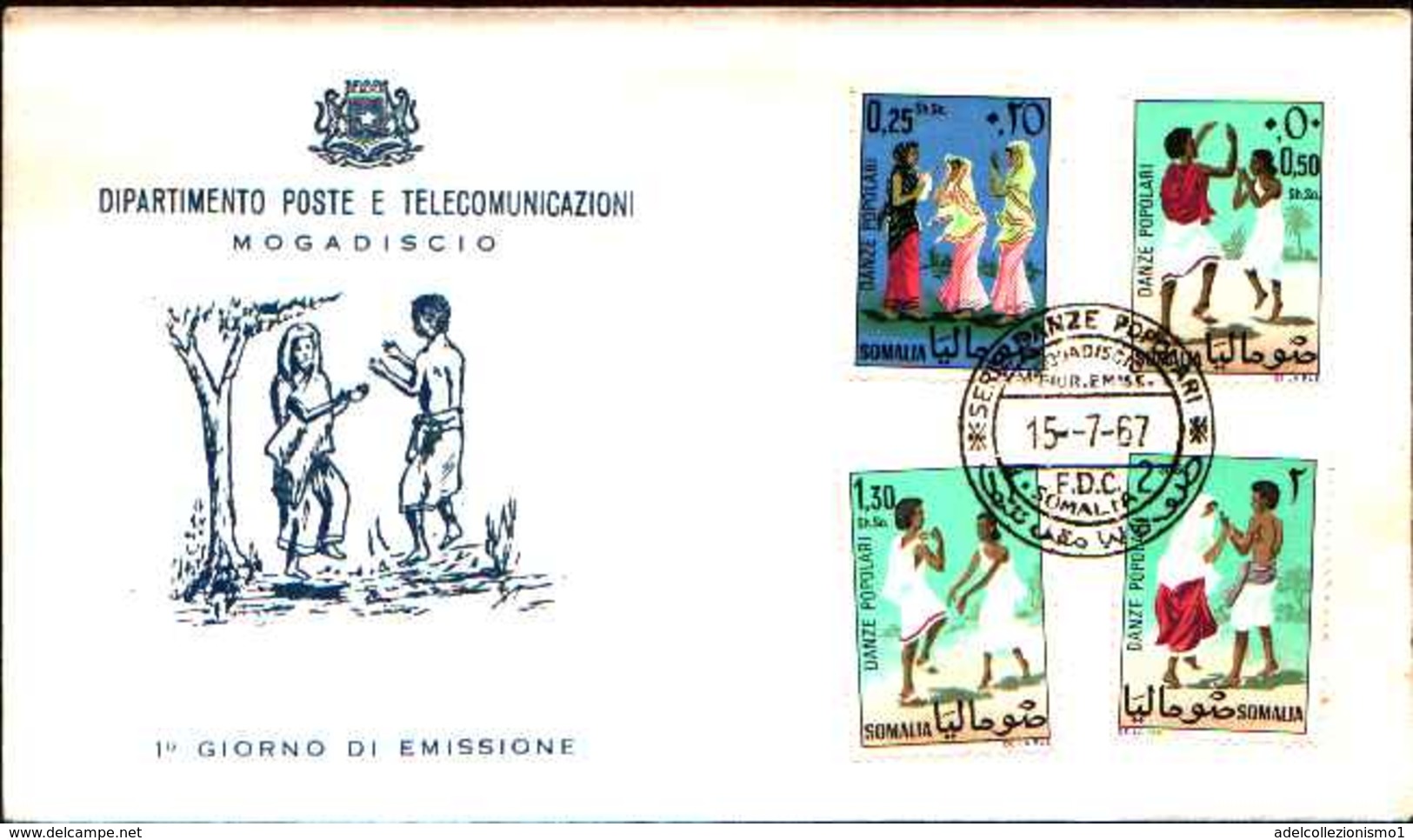 72318)    SOMALIA 1968 - W.H.O. ANNIVERSARY - FDC - Somalia (1960-...)