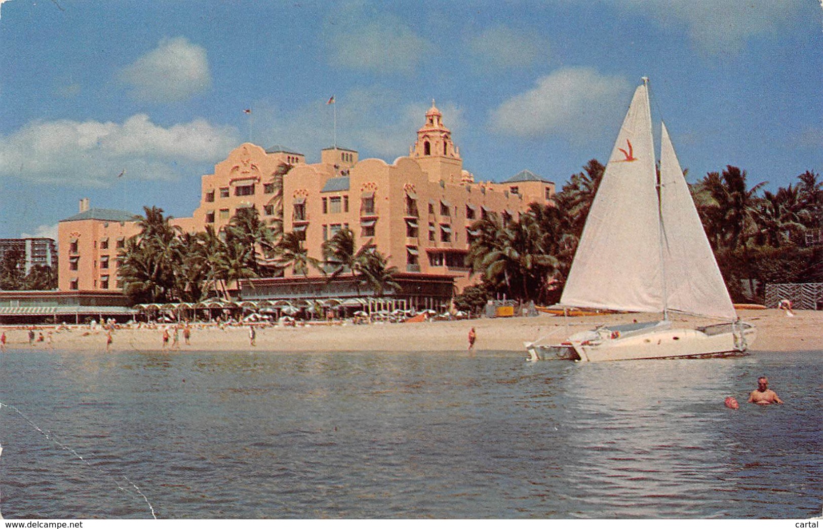 In HAWAII - Royal Hawaiian Hotel - A Sheraton Hotel - On The Beach Of Waikiki - Big Island Of Hawaii