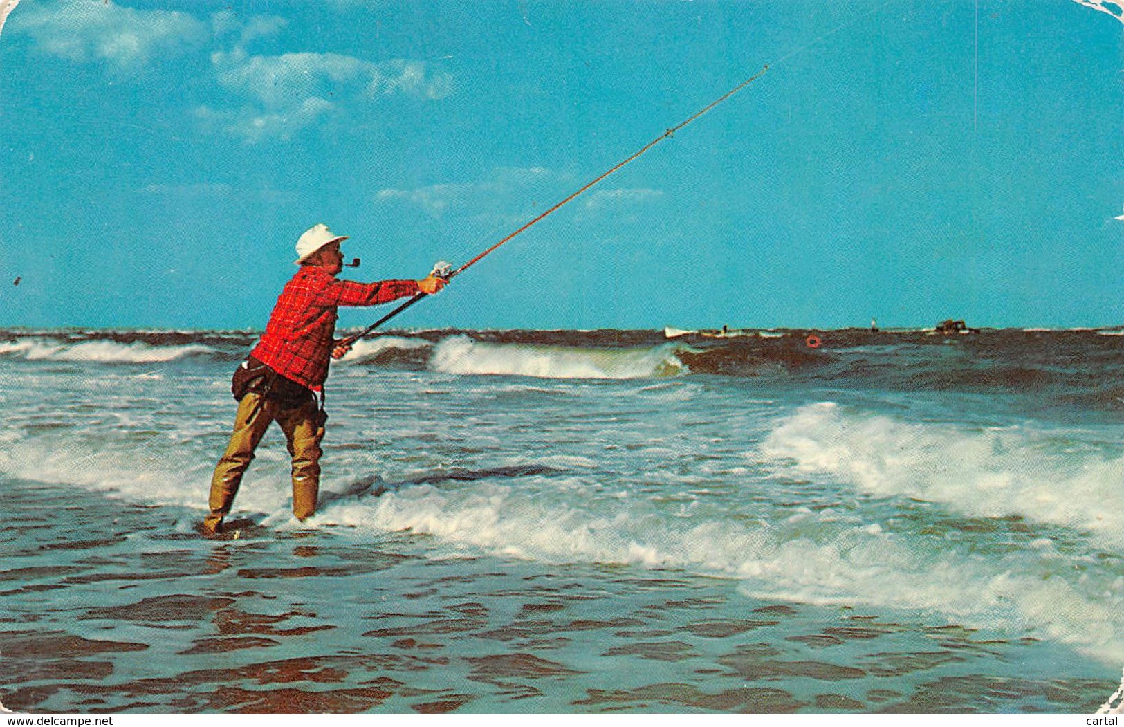 NANTUCKET - MASS. - Surf Casting Along The Shore - Nantucket