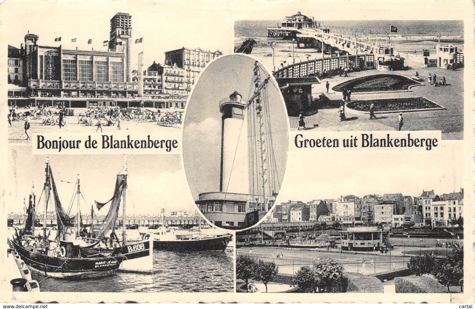 Bonjour De BLANKENBERGE - Groeten Uit BLANKENBERGE - Blankenberge