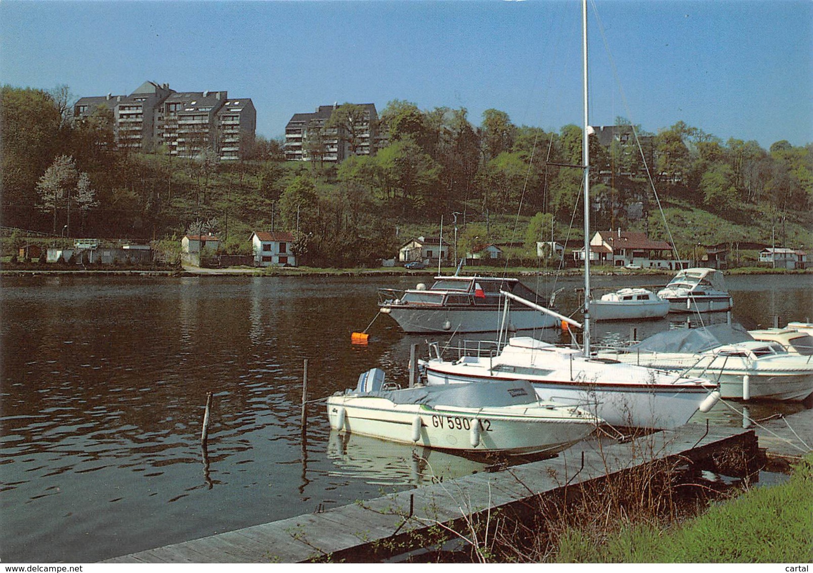 CPM - 91 - LE COUDRAY-MONTCEAUX - Les Terrasses Vues De La Seine - Mennecy