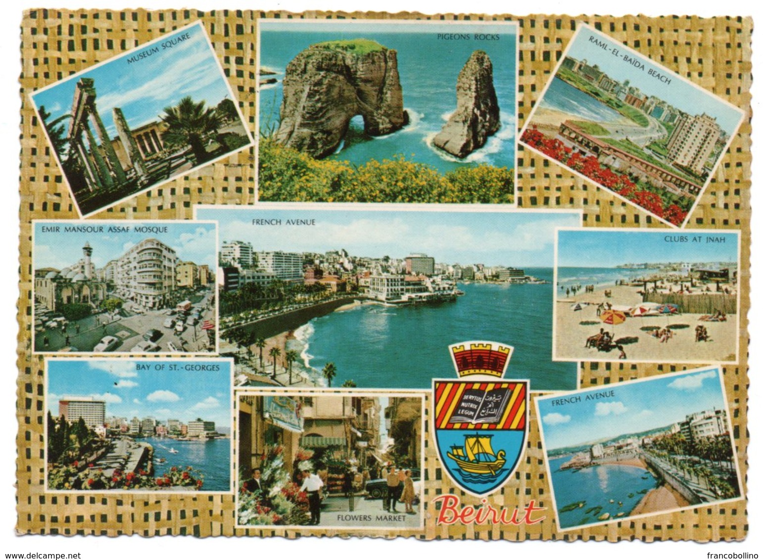 LIBAN/LEBANON - GREETINGS FROM BEIRUT/BEYROUTH / THEMATIC STAMP-CHESS - Liban