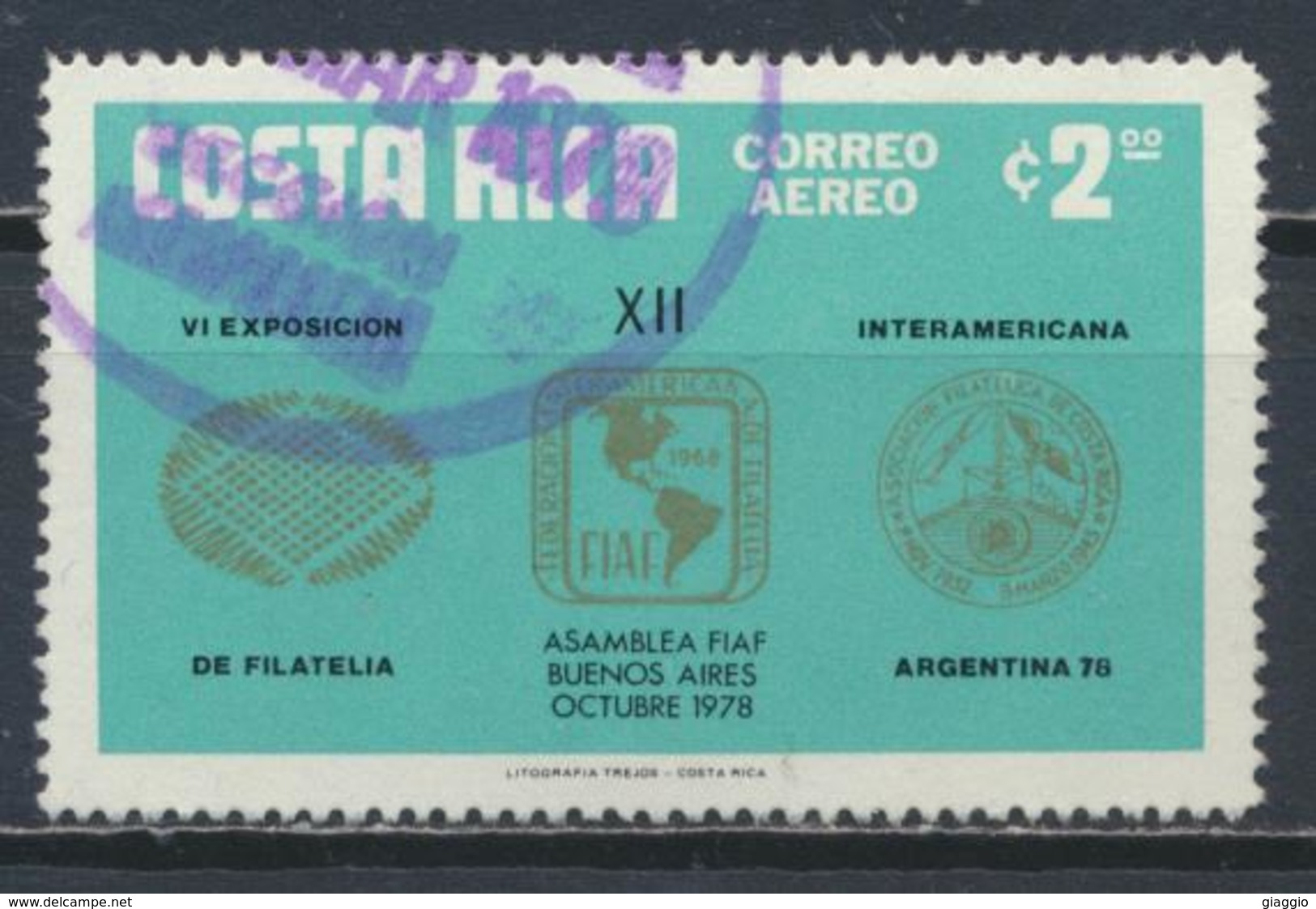 °°° COSTA RICA  - Y&T N°698 PA - 1978 °°° - Costa Rica