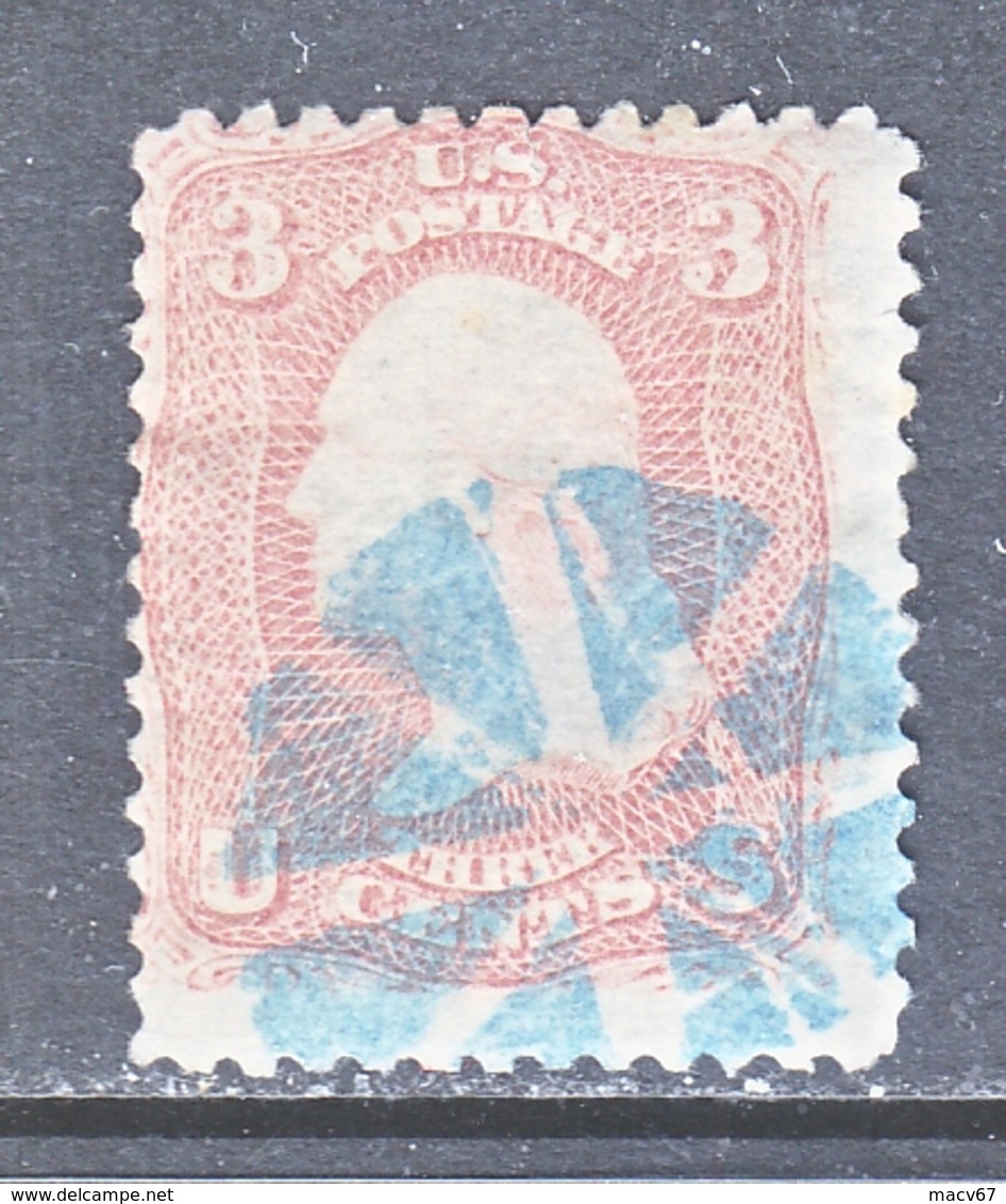 US  65  ROSE  (o)  1861-2  Issue - Used Stamps