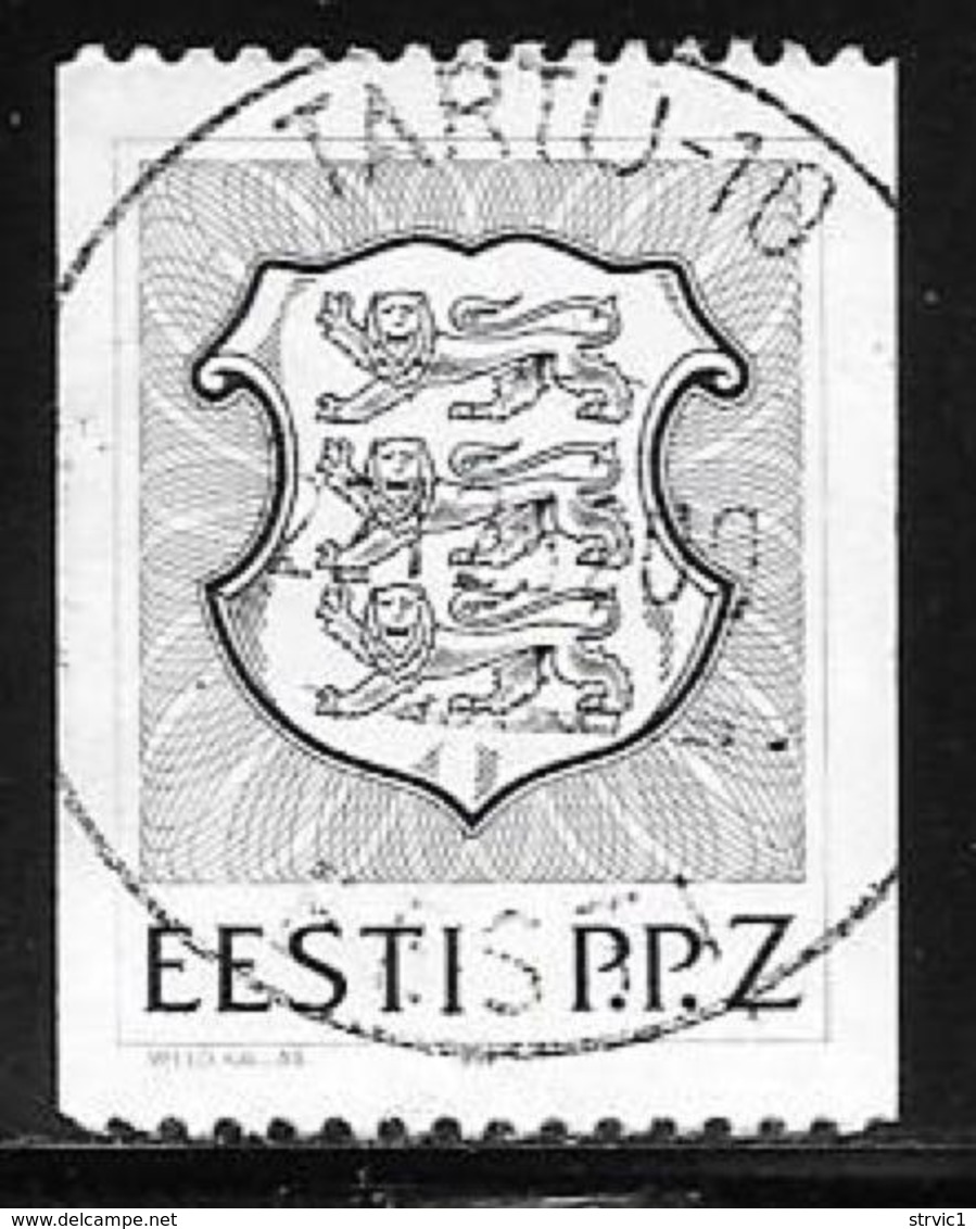 Estonia, Scott #229 Used National Arms, 1992 - Estonia