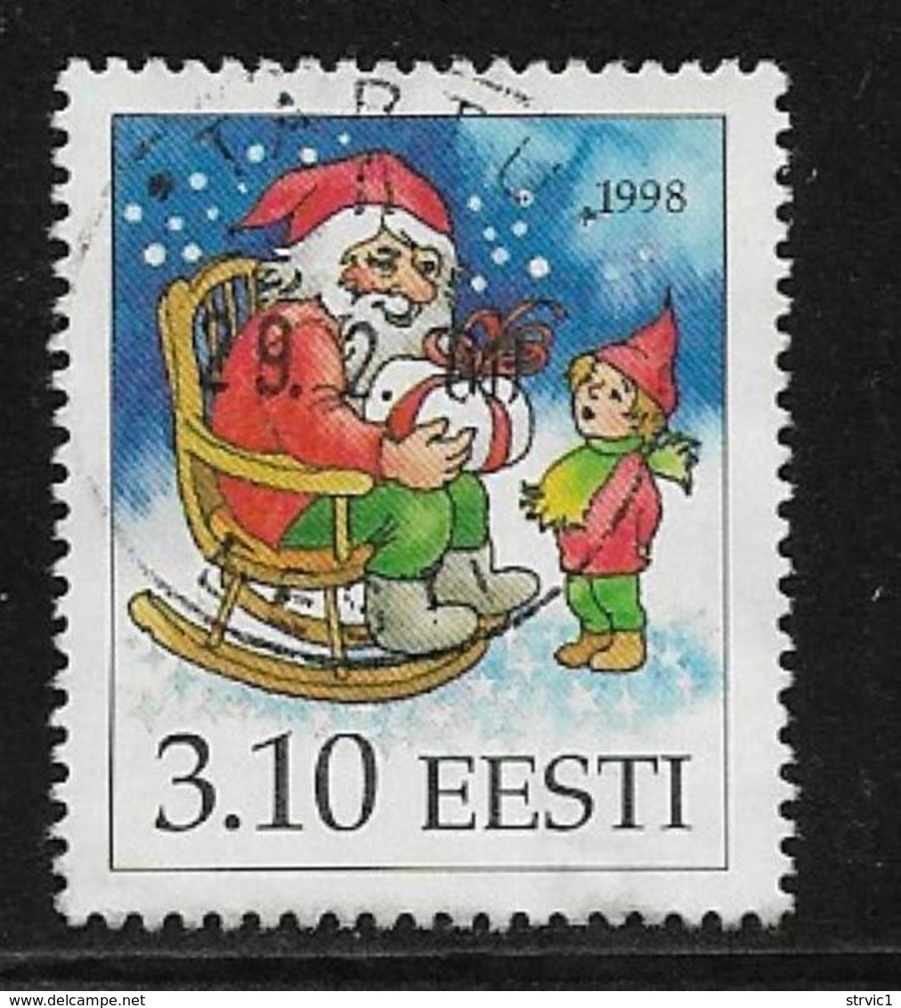 Estonia, Scott #353 Used Christmas, 1998 - Estonia