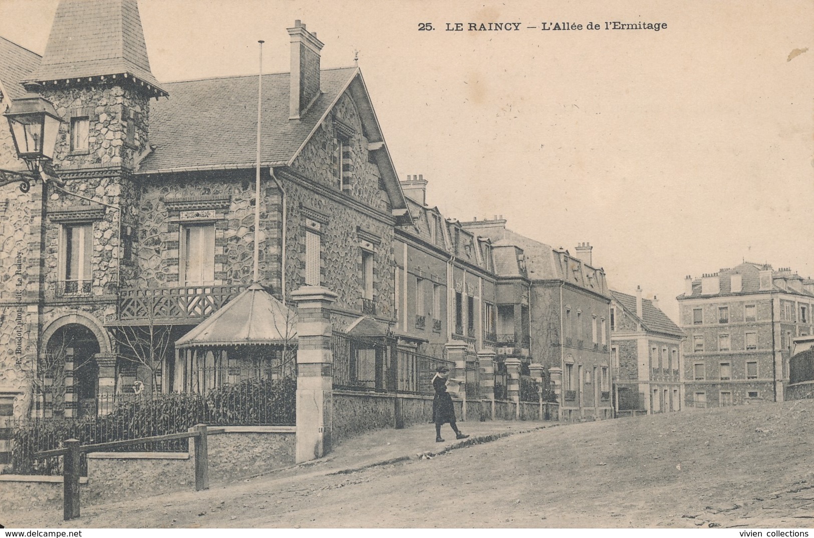 Le Raincy (93 - Seine Saint Denis) L'allée De L'Ermitage - édit (sans Nom) N° 25 Circulée 1905 - Le Raincy