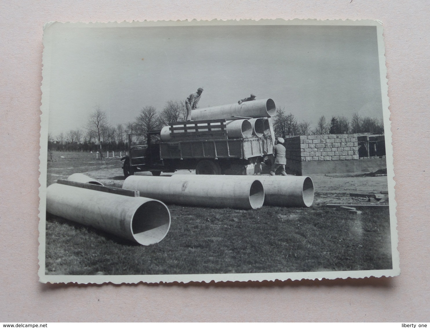 Bouwmaterialen " ALEX De CHAFFOY " Haantjeslei ANTWERPEN - Old CAR / Vieux Voiture / Oude AUTO ( Zie Foto ) ! - Métiers