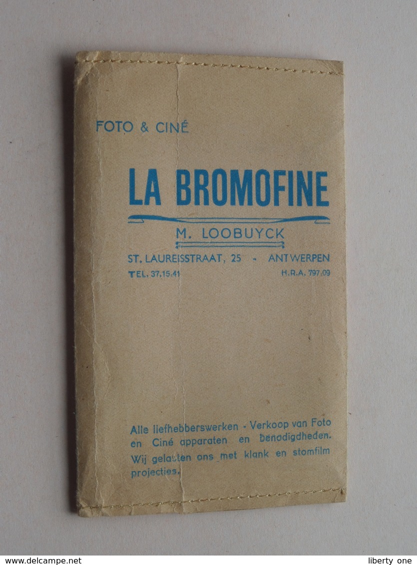 Mapje / Sachet " LA BROMOFINE " M. LOOBUYCK - Antwerpen St. Laureisstraat 25 ( Zie / Voir Photo ) ! - Supplies And Equipment