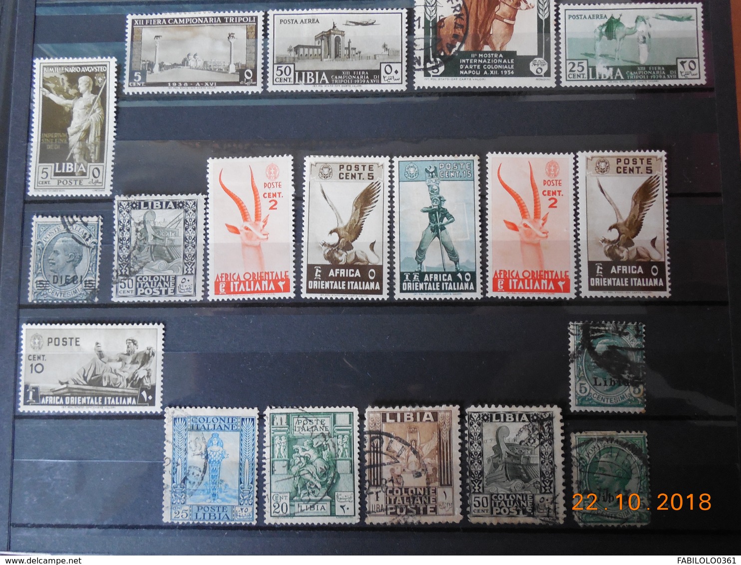 Petit Lot Compose De Timbres Des Colonies Italiennes - Vrac (max 999 Timbres)