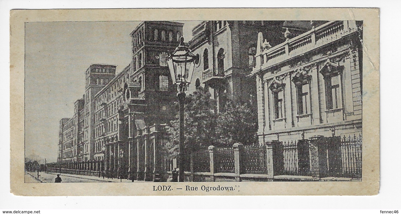 Mini CPA - LODZ - Rue Ogrodowa (F107) - Pologne