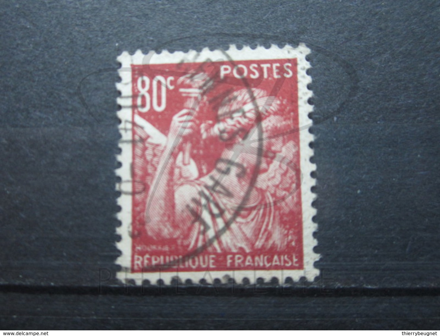 VEND BEAU TIMBRE DE FRANCE N° 431 , CACHET " RENNES - GARE " !!! - 1939-44 Iris