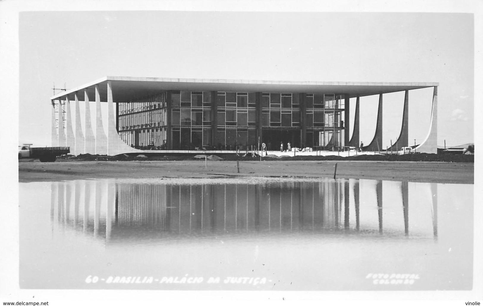 PIE-H-18-6043 :  BRASILIA. PALACIO DA JUSTICA. ARCHITECTURE MODERNE. - Brasilia